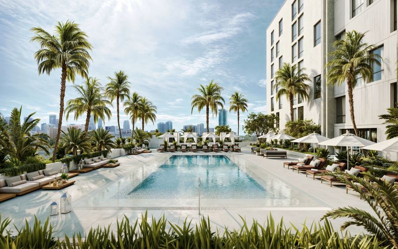 Atelier Residences Miami, 10-story building on Coral Way in The Roads, Miami