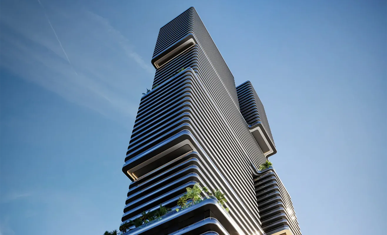 Mercedes-Benz Places Miami exterior tower rendering