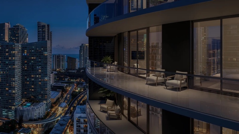 One Twenty Brickell Signature Residences exterior rendering, 40-story PMG tower in Brickell