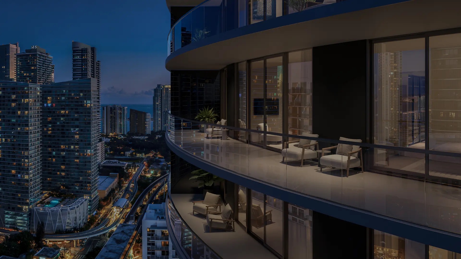 One Twenty Brickell Signature Residences official rendering, 40-story PMG tower at 120 SW 8th Street in Brickell, Miami