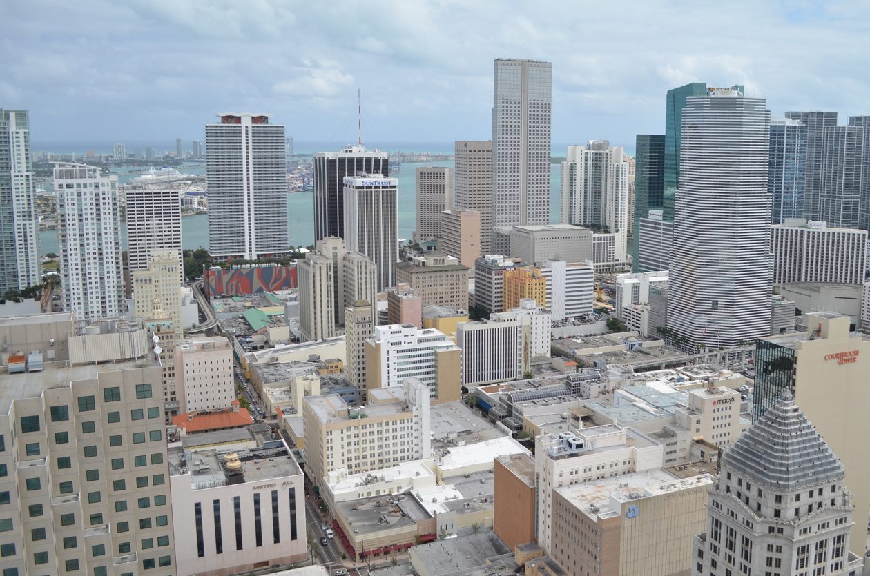 Downtown Miami from above
