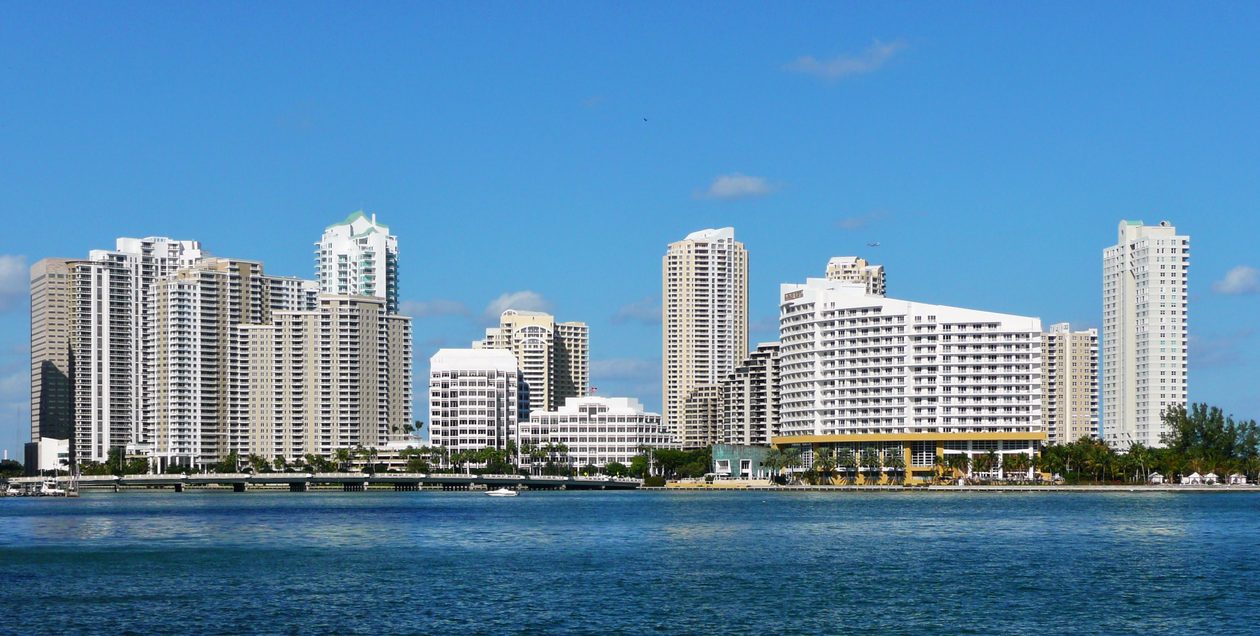 Brickell Key, o bairro-ilha em frente a Brickell